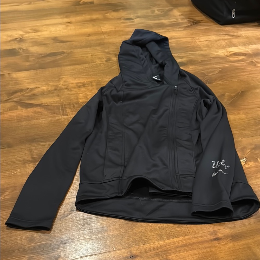 Nike Black Hooded Jacket with UCLA Logo